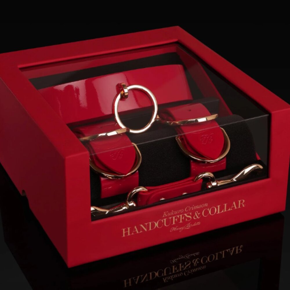 Honey Birdette Kukuro red bondage kit